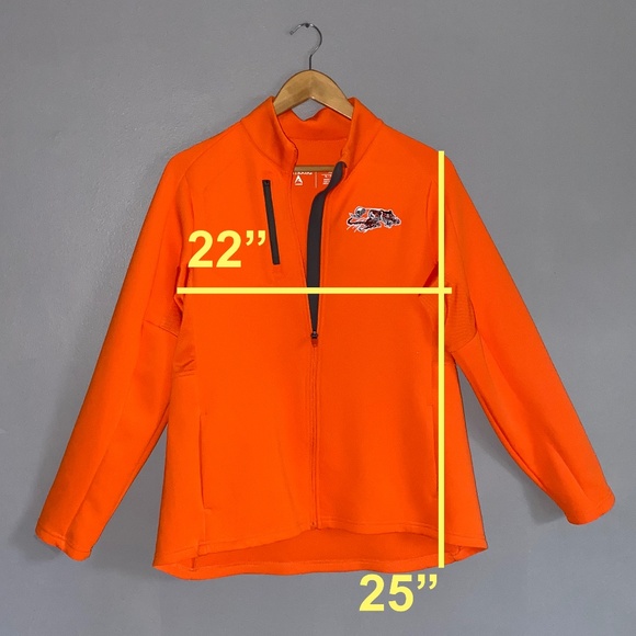 ANTIGUA Women's XL Orange Throwback Cincinnati Bengals Performace Jacket - Picture 14 of 14